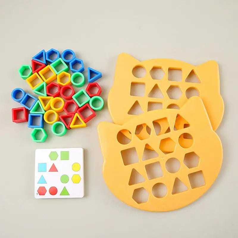 Shape Sorting Toy Sorting Matching Geometric Shape Activity Puzzle Educational Colorful Matching Color Shape Sorter For Kids