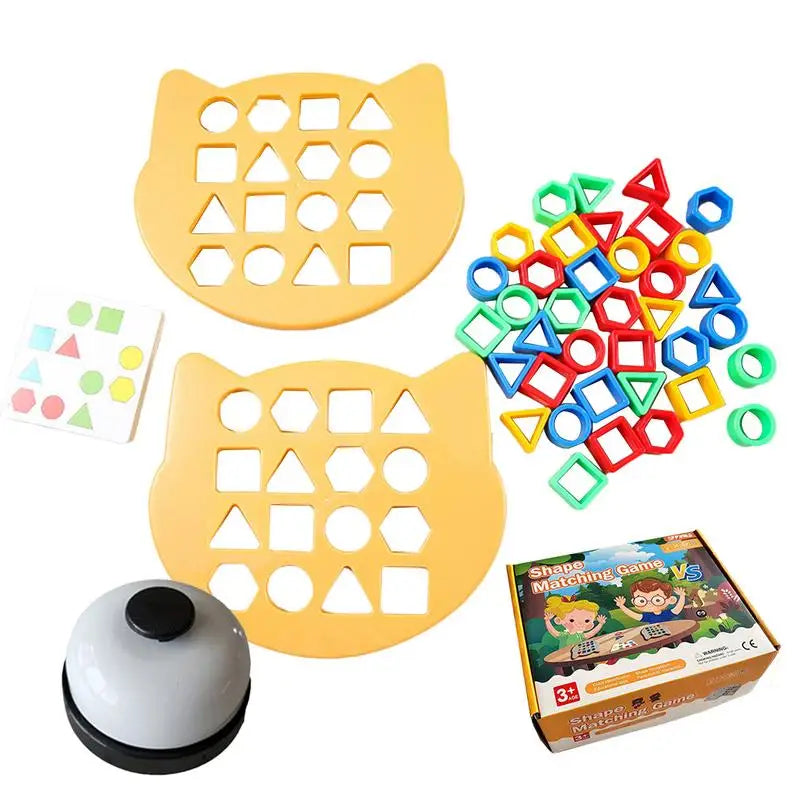 Shape Sorting Toy Sorting Matching Geometric Shape Activity Puzzle Educational Colorful Matching Color Shape Sorter For Kids